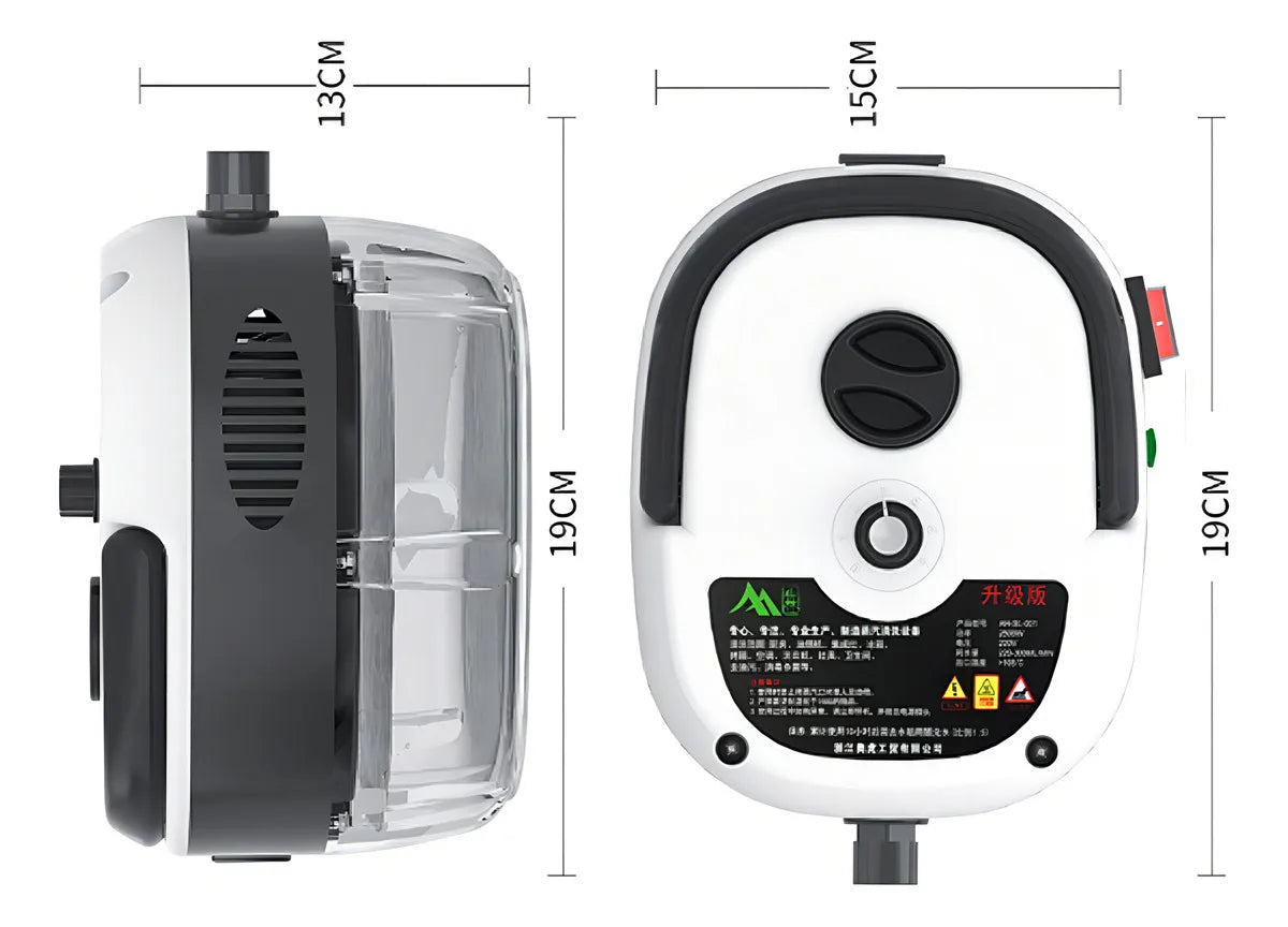 Limpiador de Vapor a Presión 2500w Portátil